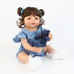 Boneca Bebê Reborn Corpo Inteiro Em Silicone Pronta Entrega - Nova Reborn - Bonecas e Pelúcias