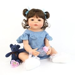 Boneca Bebê Reborn Corpo Inteiro Em Silicone Pronta Entrega - loja online