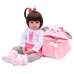 Boneca Bebê Reborn Corpo Inteiro Em Silicone Pronta Entrega
