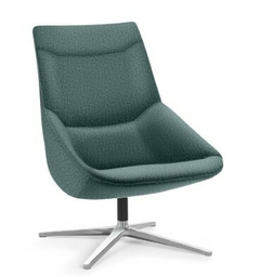 Poltrona Bow Base Cinza