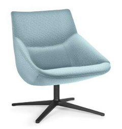 Poltrona Bow com base preta