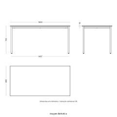 Imagem do Float Mesa reta