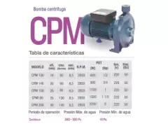 BOMBA CENTRIFUGA 2HP PLUVIUS - comprar online
