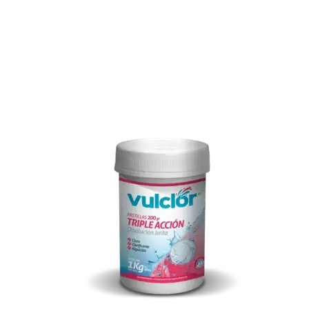 PASTILLA TRIPLE ACCION 200GR X 1 KG VULCLOR