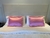 Fundas de almohada saten fuccia premium x 2 u