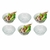 set x7 piezas de 1 Bowl con 6compoteras - comprar online