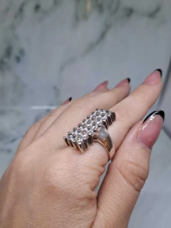 Anillo plata cubics