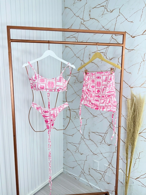 Trijunto Biquíni Estampado Ipanema