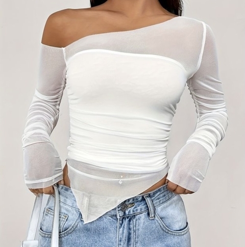 Blusa Tule Mula Manca