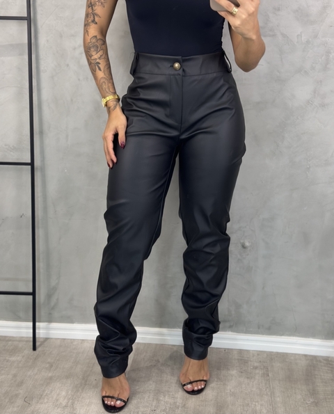 Calça Courino Skinny