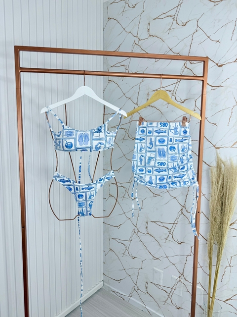 Trijunto Biquíni Estampado Ipanema