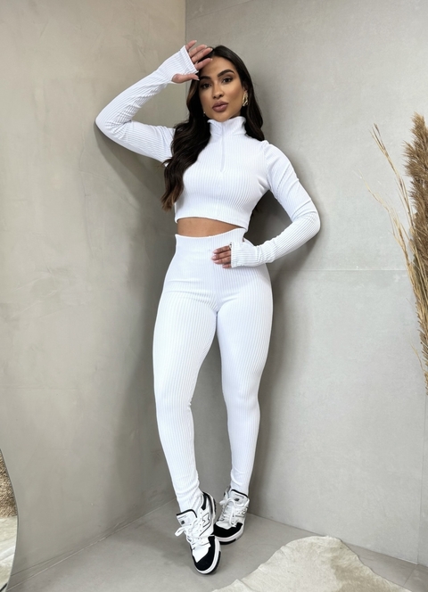 Conjunto Ziper Gola Alta