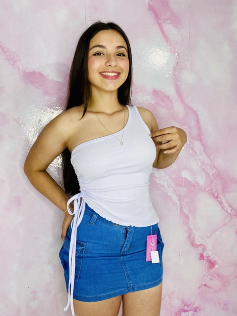 Cropped Mula Manca Drapeado