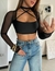 Cropped Tule Amarrações - loja online