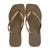 HAVAIANAS SLIM SQUARE LOGO METALLIC ROSE GOLD - comprar online