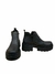 BOTA CORTA PLATAFORMA DOBLE CIERRE NEGRA-IS210.NEGRO - tienda online
