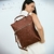 Mochila London cuero brandy