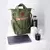 Mochila matera Viedma. Verde militar tramado - comprar online