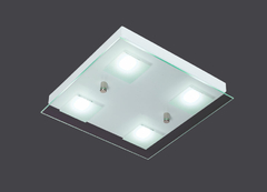 Plafon cuadrado placas led - comprar online