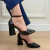 SCARPIN BICO FINO SALTO BLOCO 8 CM - comprar online