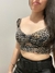 Cropped animal print - comprar online