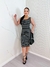 Vestido mídi listra