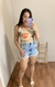 Cropped estampado com bojo - comprar online