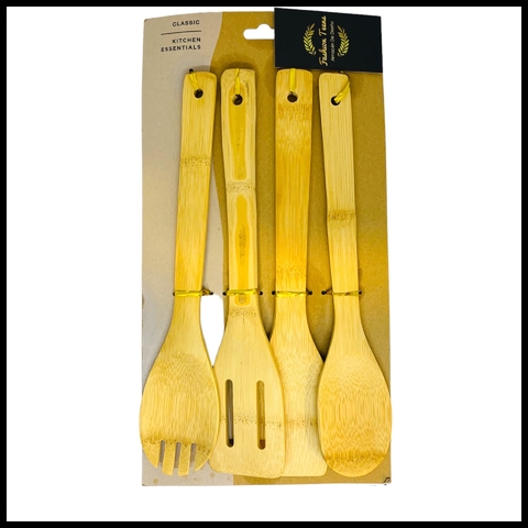 set utensillos bamboo (5922)