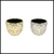 maceta ceramica blanca/dorada (20-114)