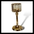 Candelabro metal bajo (22-023)