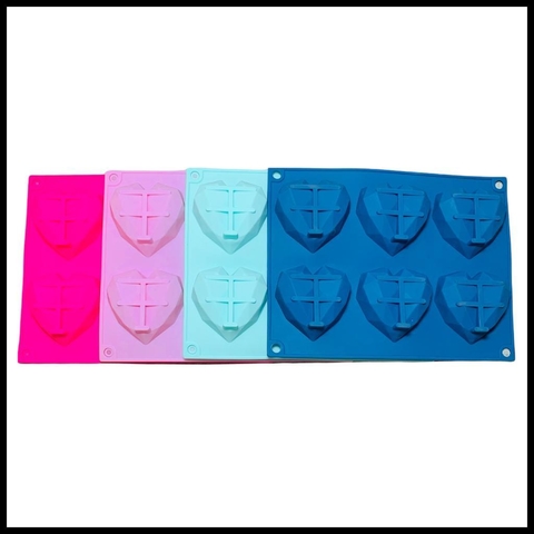 molde corazon diamante (YH792)