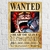 Placa Decorativa Quadro One Piece Anime Procurado Wanted - Quarto Sala Decoração Casa MDF com Fita 20x28 - Plus Ultra Store 