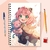 Caderno Universitário Personalizado Anime Spy x Family Anya 1 matéria 96fls, 5 matérias 120fls ou 10 matérias 180fls