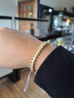 pulsera zara dorada - tienda online