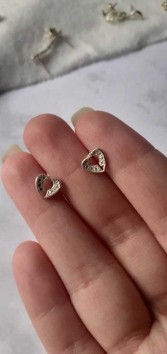 aros corazon llave - comprar online