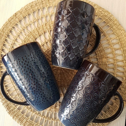 JARRO DE CERAMICA AZUL