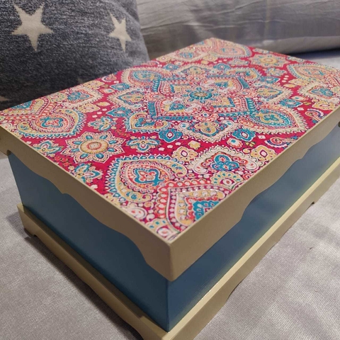 Caja de té madera 6 divisiones. Consultar diseños disponibles