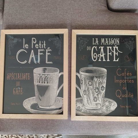 Cuadro Café 33x43cm.