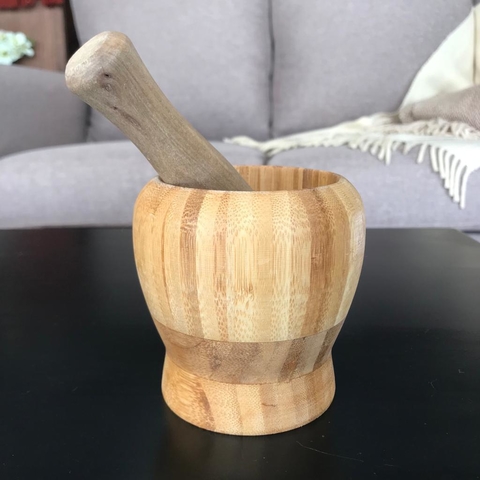 Mortero bamboo