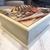 Caja de té madera 4 divisiones. Consultar diseños disponibles en internet