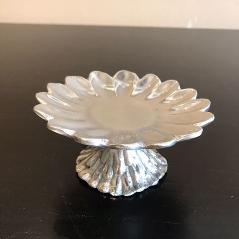 Jabonera aluminio con pié - comprar online