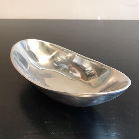 Centro oval aluminio 10x21cm - comprar online