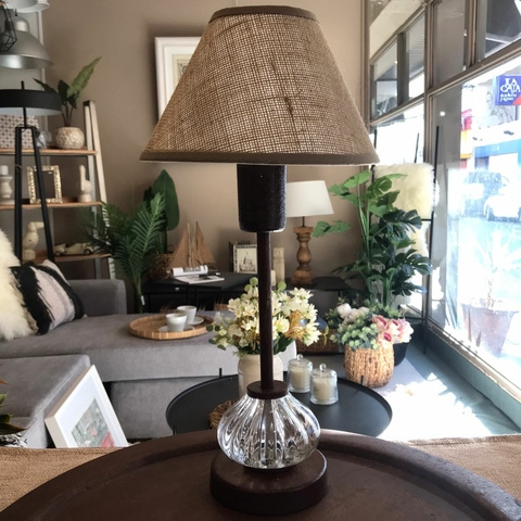 Velador Rufina Oxido Pantalla arpillera