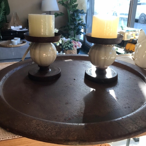 Centro plano óxido 32cm - comprar online