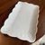BANDEJA PORCELANA BLANCA 26X15CM
