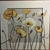 Cuadro Amapola marco pintado 63x63cm - comprar online