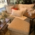 SOFA PARMA 170X96CM TAPIZADO EN NIRVANA ARPILLERA CON PUFF DE 70X60CM - Equipo Muebles & Decoración