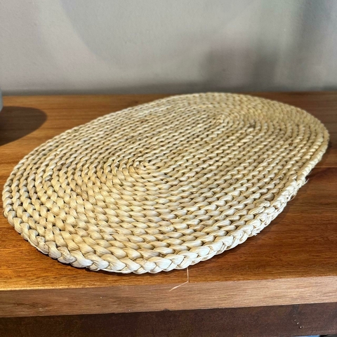 INDIVIDUAL FIBRA NATURAL OVAL 45X30CM - comprar online