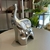 ELEFANTE CERAMICA SILVER 21X10X14CM - comprar online