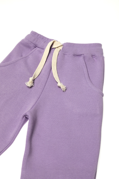 pantalón con frisa lila - comprar online